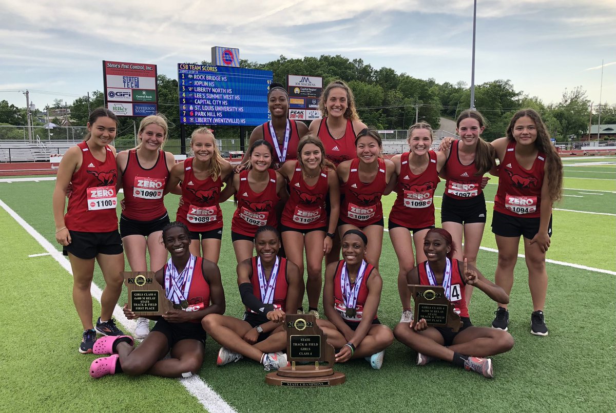 Parkway Central Girls are the 2022 Missouri State Meet Team CHAMPIONS!!