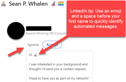 SeanTheGeek's tweet image. 😂 #LinkedInHack #SpamFilter #Professional