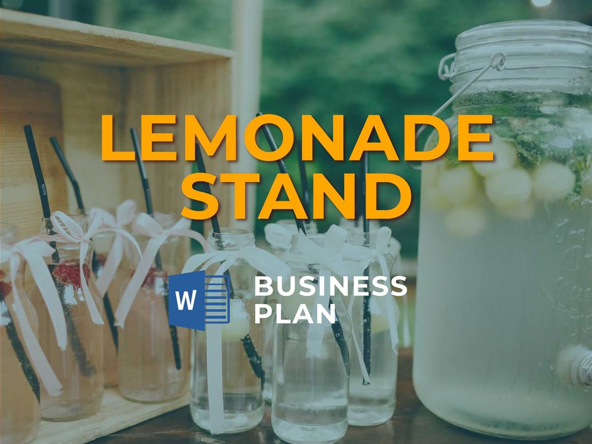 Finmodels Lab on Twitter "Get Lemonade Stand Business Plan to Launch