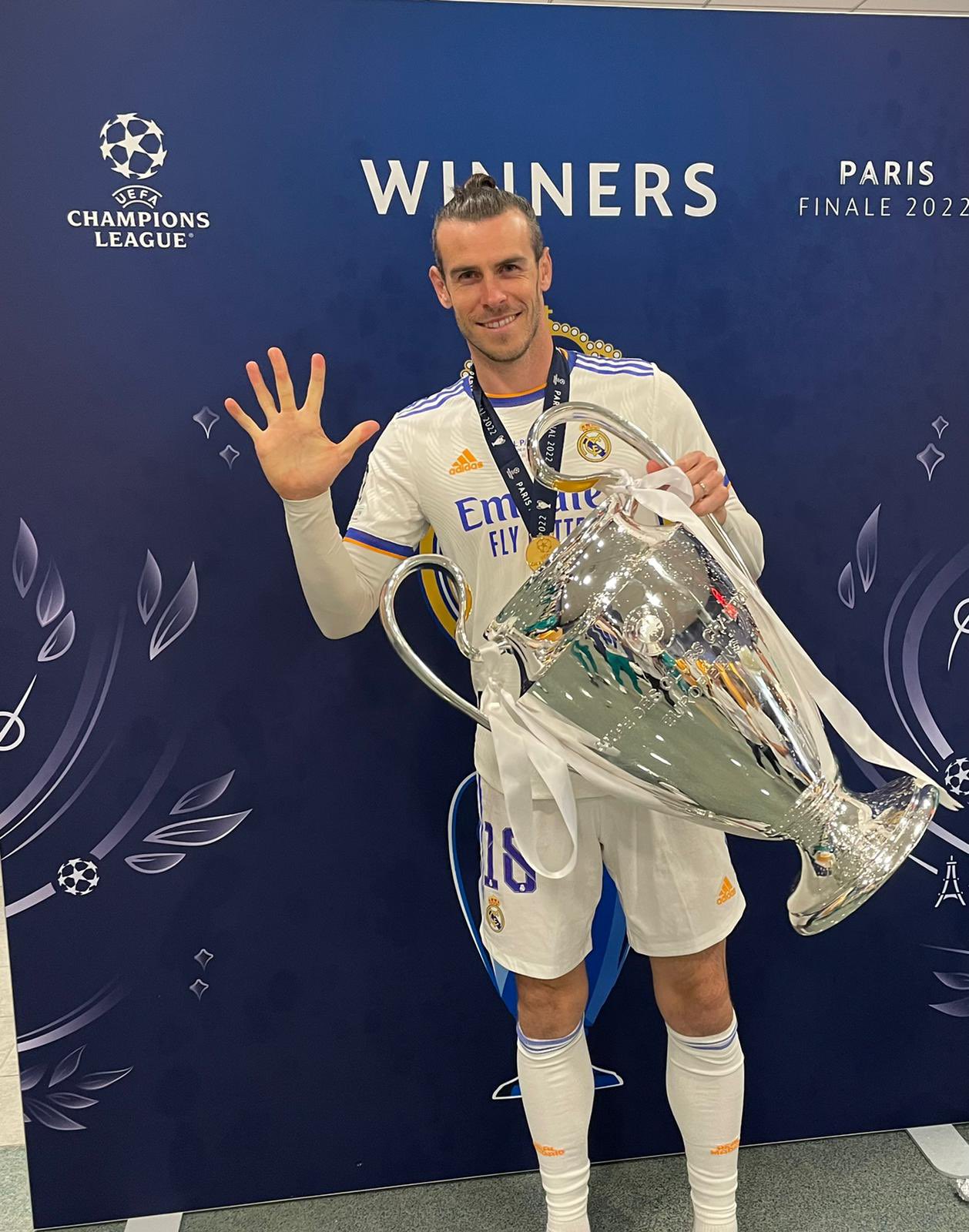 Gareth Bale on X: "5️⃣🏆 #HalaMadrid #UCL https://t.co/TaNuYC2XVZ" / X