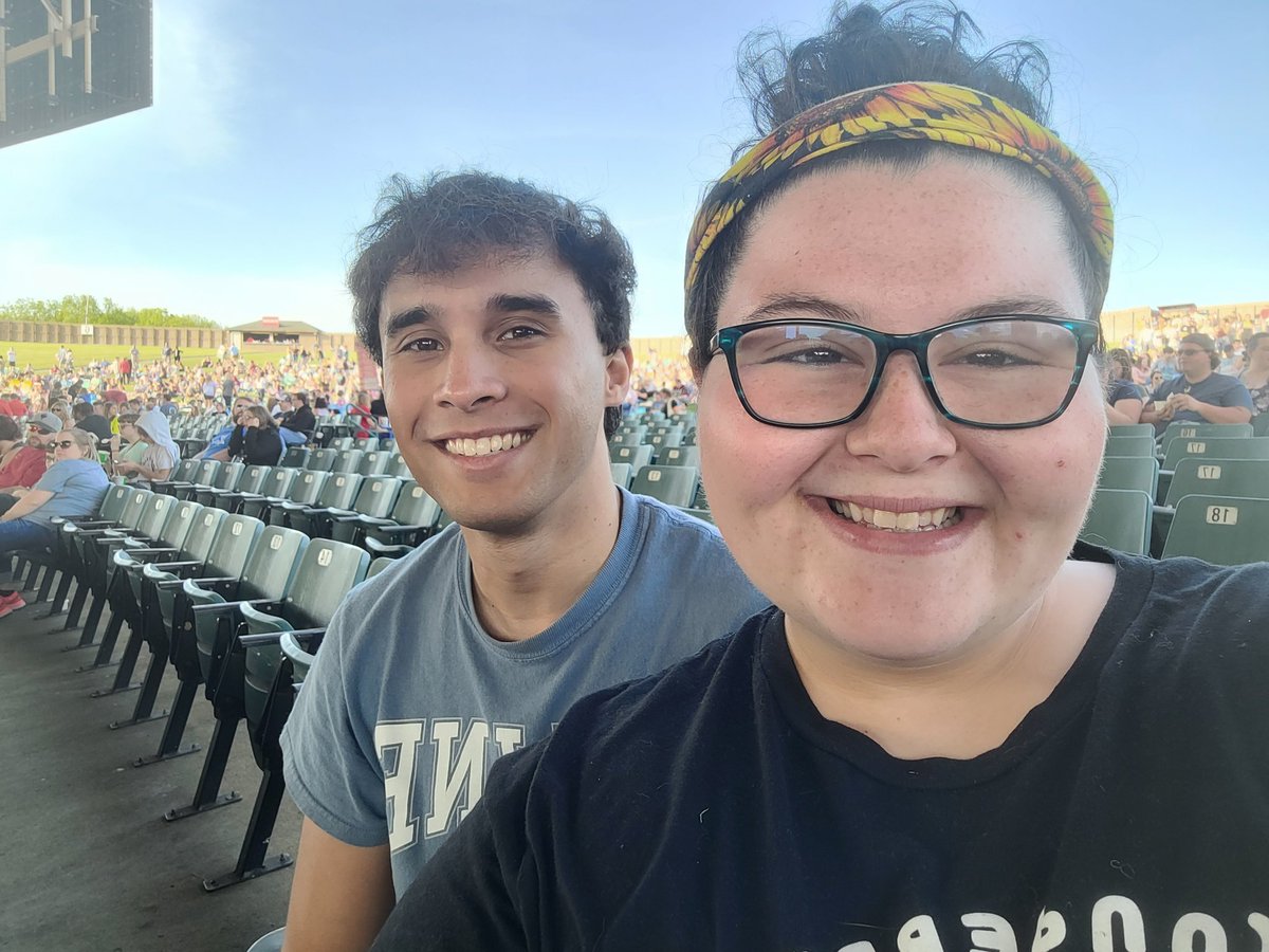 JoZReid's tweet photo. First concert for Rusty! Seeing @AJRBrothers twice in less than a year? So excited!! ❤️❤️❤️ https://t.co/TvqngVsr9U