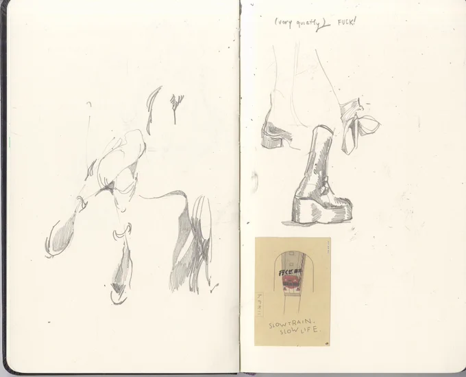 some studies i did yesterday... classmates legs/shoes/clothing folds 