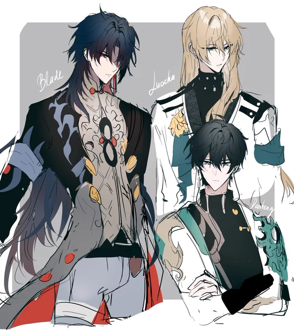 star rail men.. hot.. pretty..

#starrail #luocha #blade #danheng 