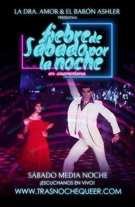 BORISA70's tweet image. Escuchá las 24 hs. a la Dora Amor y sus programas con play botón Verde en:
trasnochequeer.com

- "FIEBRE DE SÁBADO POR LA NOCHE EN CUARENTENA"
- LA COLUMNA DE LA DRA. AMOR"
- "TRASNOCHE QUEER"
- "YO AMO A LOS 80´S"
- "EL CONSULTORIO DE LA DRA. AMOR"
- "ROMÁNTICOS A LA NOCHE"