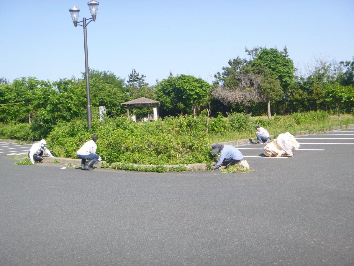 hamazumeku's tweet photo. ５月２９日（日）夕日公園クリーン活動終了しました。
ご協力頂きありがとうございました。 https://t.co/y0q8dEbStL