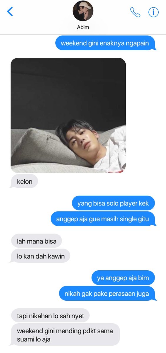 ethanlicense's tweet photo. hoonseung two tweet au

weekend gini enaknya ngapain?
#weekendwithmbul https://t.co/HCLgn04ouh
