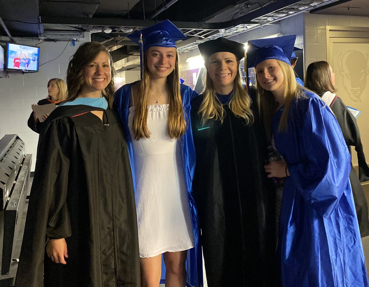 From freshman year fall workouts to graduation day! Four years! Congrats, Hannah and Teagan, YOU DID IT! Now go and change the world! #Classof2022 #team2022