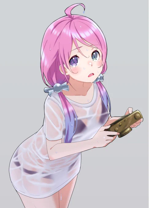 びしょ濡れで霊を激写してた時のln姫 