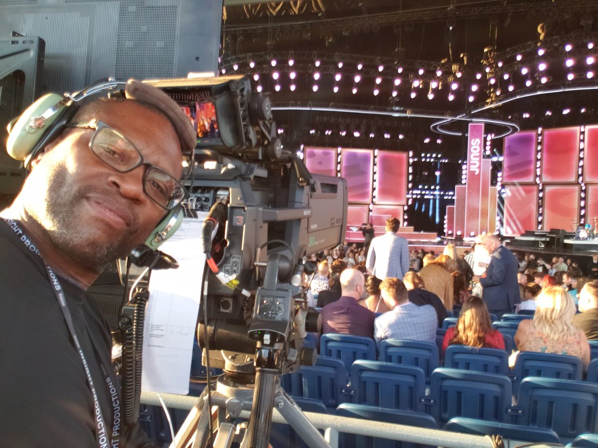 cameragermain's tweet photo. Back doing the thing I love most about TV. #Junos #music #camera https://t.co/juIS7v4R0e