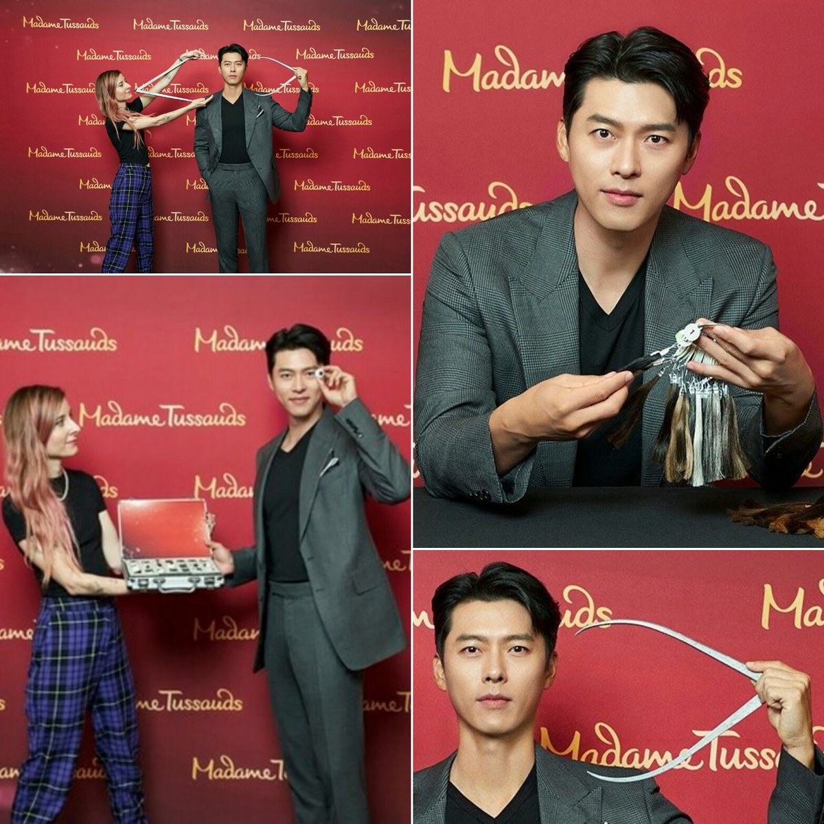se_eomma's tweet photo. 😍 #HyunBin #MadameTussauds https://t.co/m4w3tJFHyb