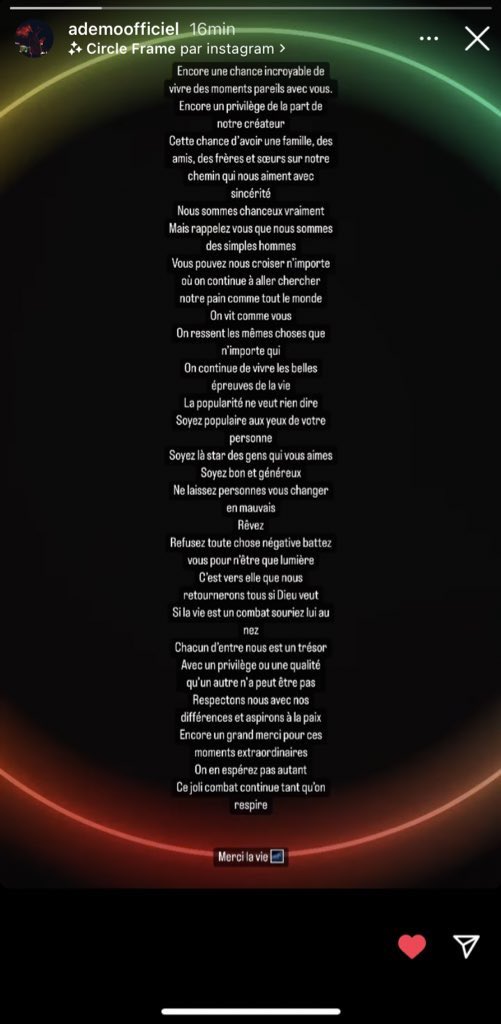 g_odo_'s tweet photo. Magnifique message ❤️ #QLF https://t.co/jR5LOtmw30