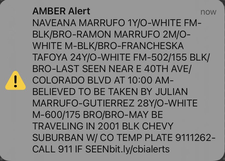 CSP_News's tweet photo. *AMBER ALERT* Please RT and be on the lookout. https://t.co/NWb8Nhp1Ph