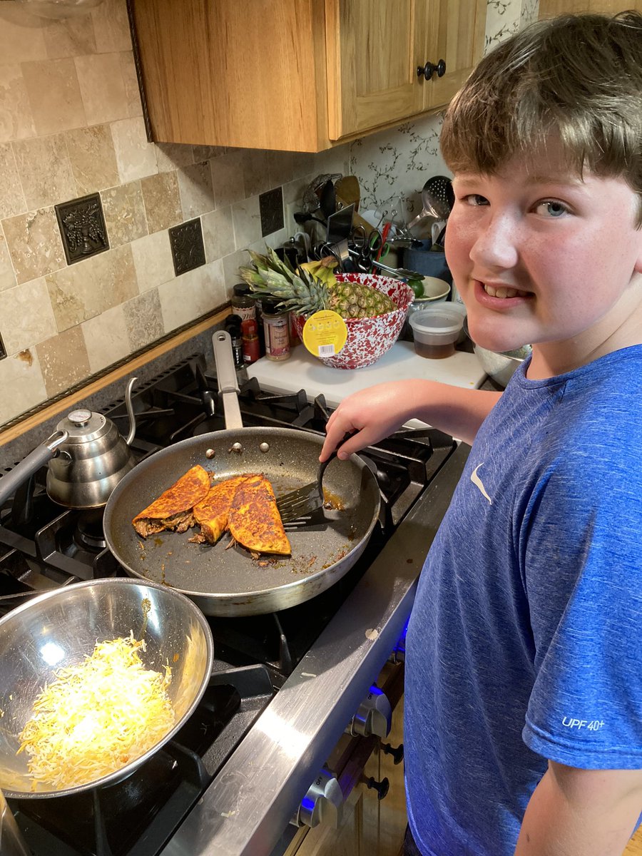 AncloudAndy's tweet image. My 12 year old son made #birria #tacos for supper.  Amazing!  Culinary school here we come.