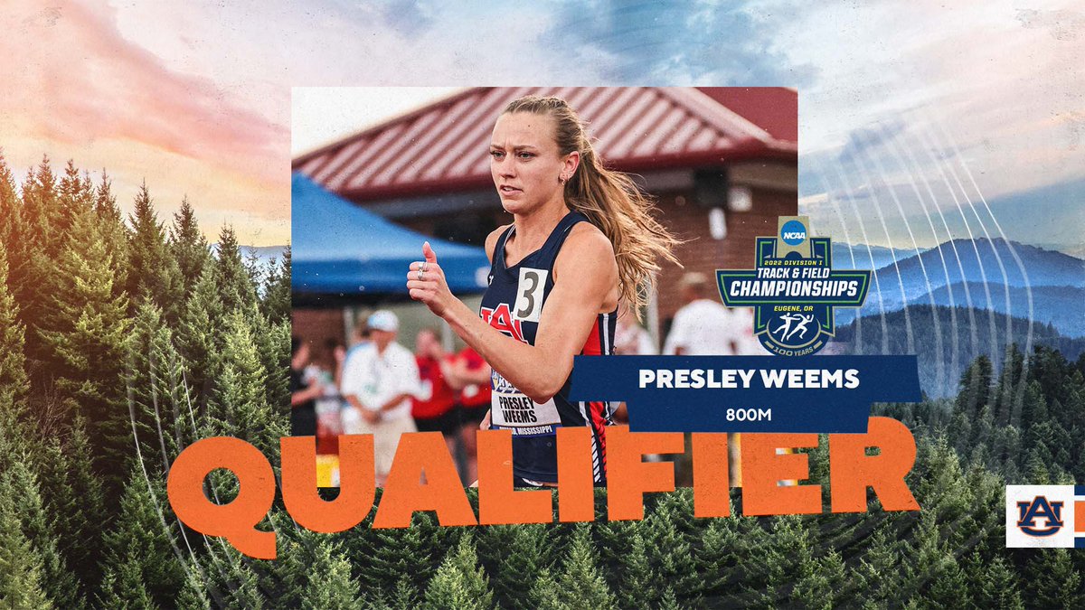 AuburnTFXC's tweet photo. Back Where She Belongs 👑

@PresleyW15 has punched her ticket!

#WarEagle https://t.co/F1YGxrenCq