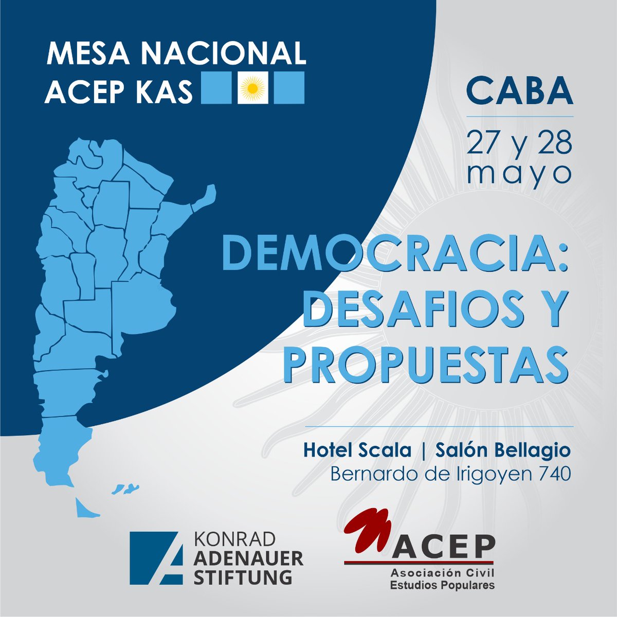 JoaquinCabral86's tweet photo. #AcepMisiones Mesa Nacional en Desafíos y Propuestas de la Democracia 
Hermoso encuentro con referentes de @acepnacional @KAS_Argentina de todo el país, para debatir y reflexionar sobre la democracia. 24 jurisdicciónes Federalismo @OscarEnsinck @negromacdonald @MatiasSebely https://t.co/EY8c3GvsYe