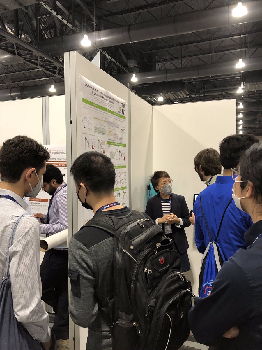 Super happy to present Geometric Fabric at #ICRA2022. It is so popular! <a href="/robot_trainer/">Nathan Ratliff</a> Thanks for the photo <a href="/Weiyu_Liu_/">Weiyu Liu</a>