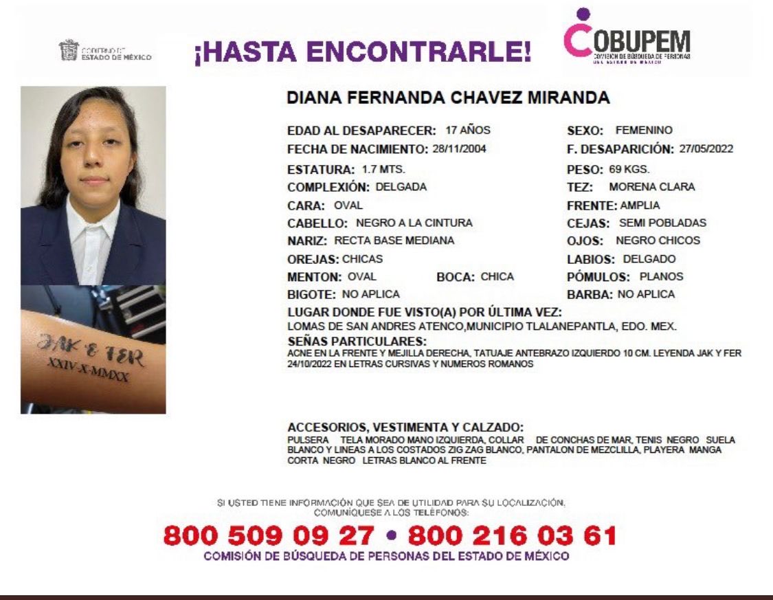 Barbieroja's tweet photo. Ayuden a difundir por favor 🙏🏽 https://t.co/LKlmlqLA5l