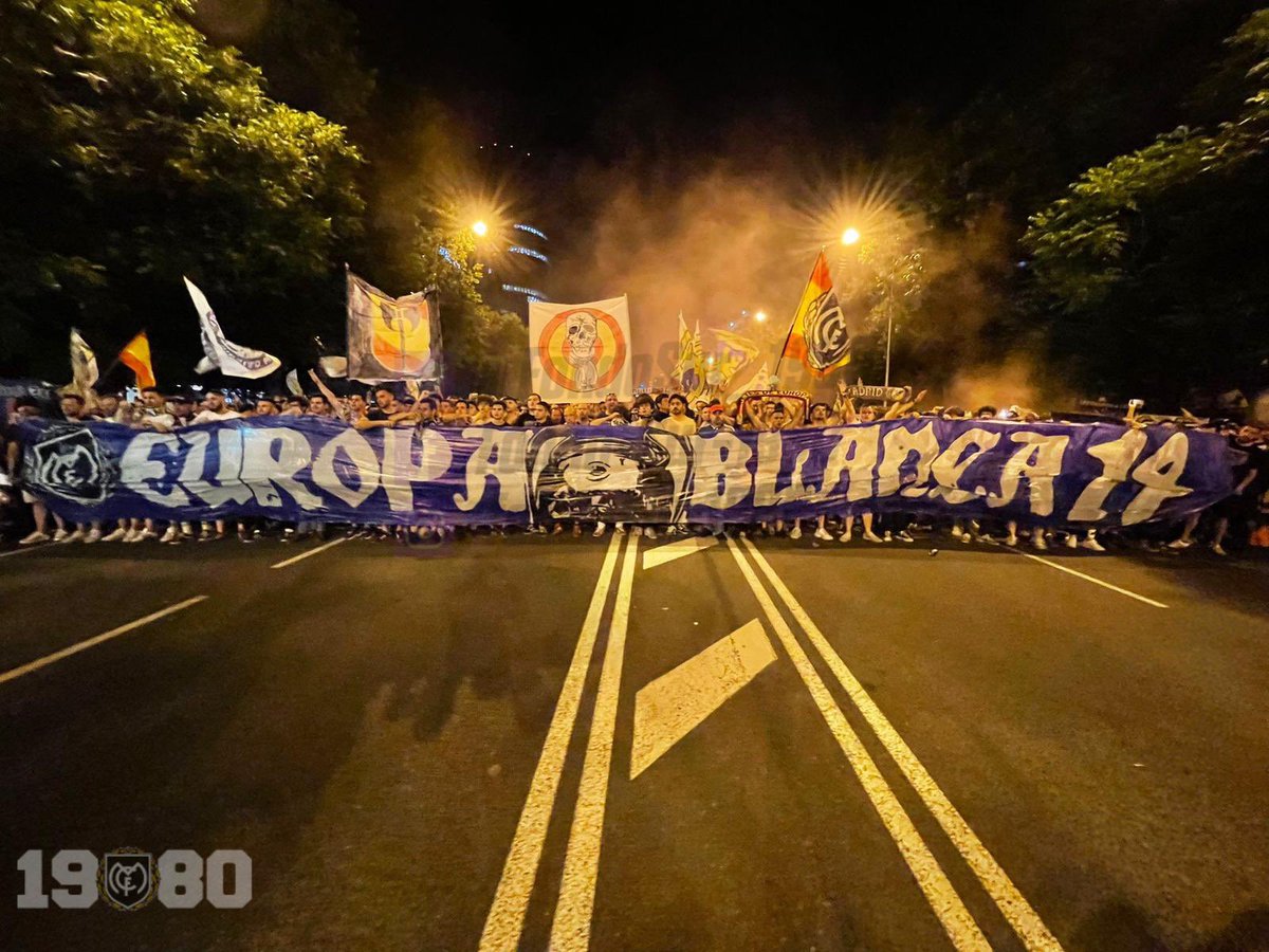 FondoSur_1980's tweet image. EUROPA BLANCA #HalaMadrid #UltrasSur #SiempreFieles #CHAMP14NS