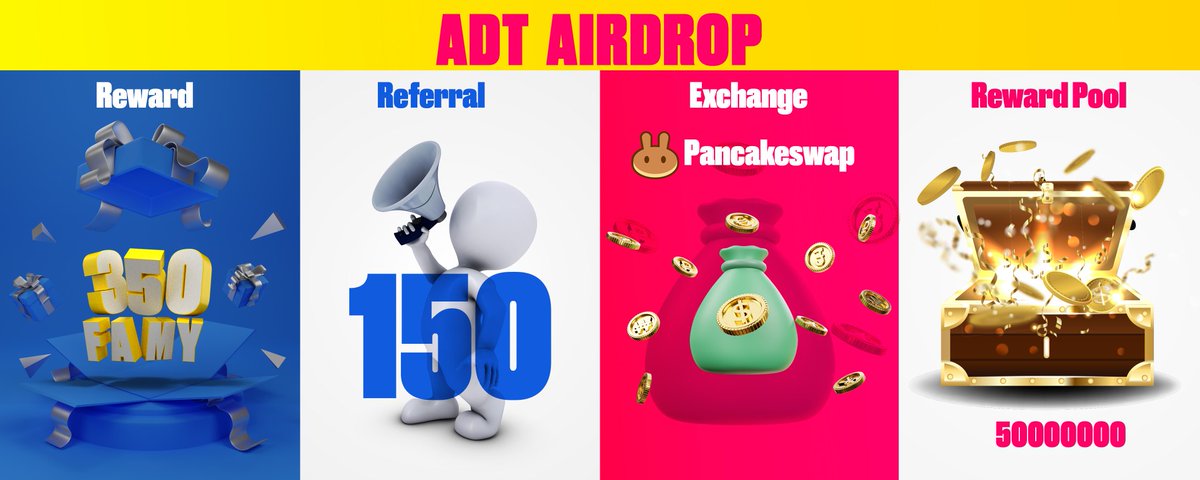 $250 GUARANTEDD AIRDROP

 💰 Reward: 350 ADT

👥 Referral: 150 ADT

🏆 Reward Pool: 50000000 ADT

⚙️ How to Join?
✅  Airdrop Link: t.me/AdSenseTokenAi…

⭐️ Distribution: June 9th, 2022

🌐 About  Adsense Token: Visit – adsensetoken.com