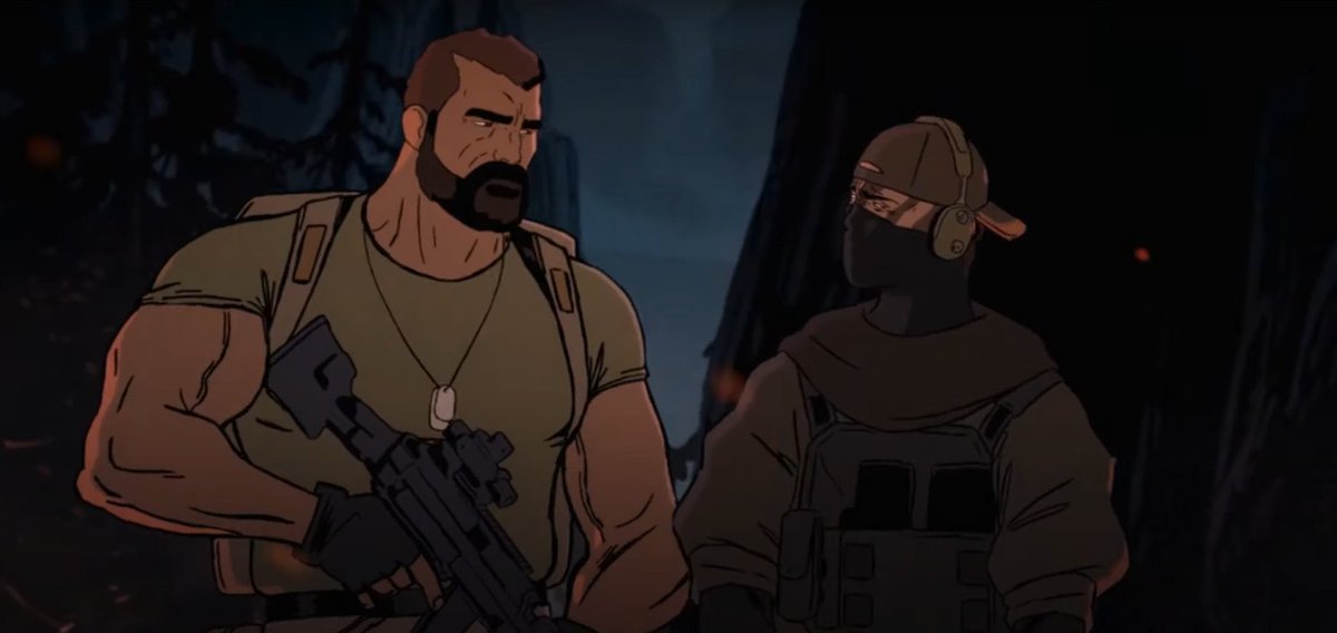 JonZarlengz's tweet photo. #LoveDeathAndRobots #KillTeamKill
Cybernetically enhanced killer bear VS American marines who love to swear, shoot things, and be vulgar. Bloody, violent and in your face
Eh. I really wasn’t a fan of this episode. We’ve already gotten some like this before.
1.5/5 for the 🐻 https://t.co/2mNSQzwNgo