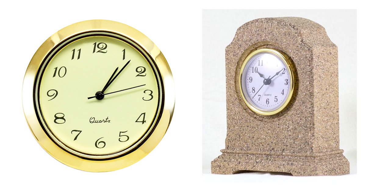 ClockPartsCom's tweet image. To keep things simple, our #ClockFitups are pre-assembled and ready to fit into a pre-drilled hole in your clock case. The #clockhhands, #clockdial, lens &amp;amp; bezel are all included in these #ClockInserts. Parts on our site are listed by the outside diameter. clockparts.com/2-inch-range/