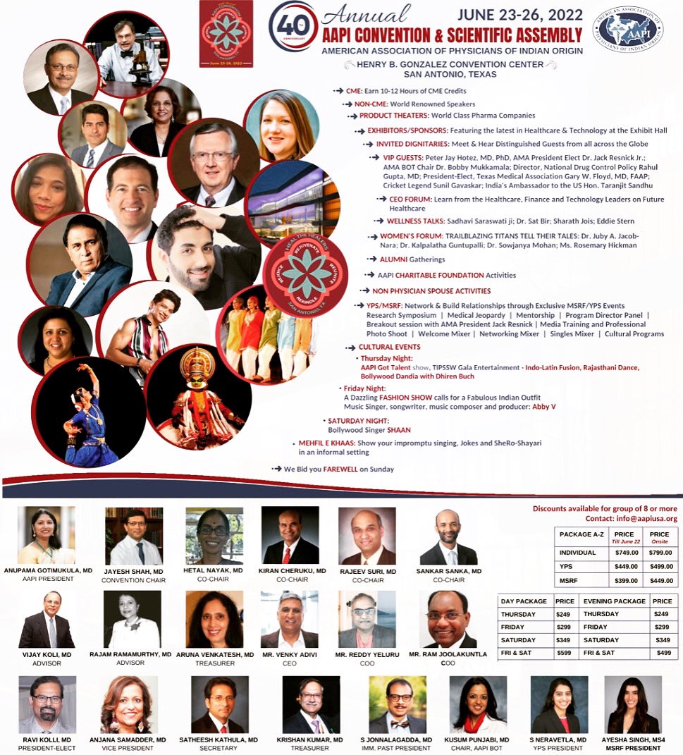 MsrfAapi's tweet photo. Only a few more weeks to go until the 40th Annual AAPI National Convention and Scientific Assembly at the Henry Gonzalez Center in San Antonio June 23-26!! Don’t miss out!!! Register today for the conference and book a hotel room at https://t.co/eCZDazTMMw !!! https://t.co/ScZhsO4c2v