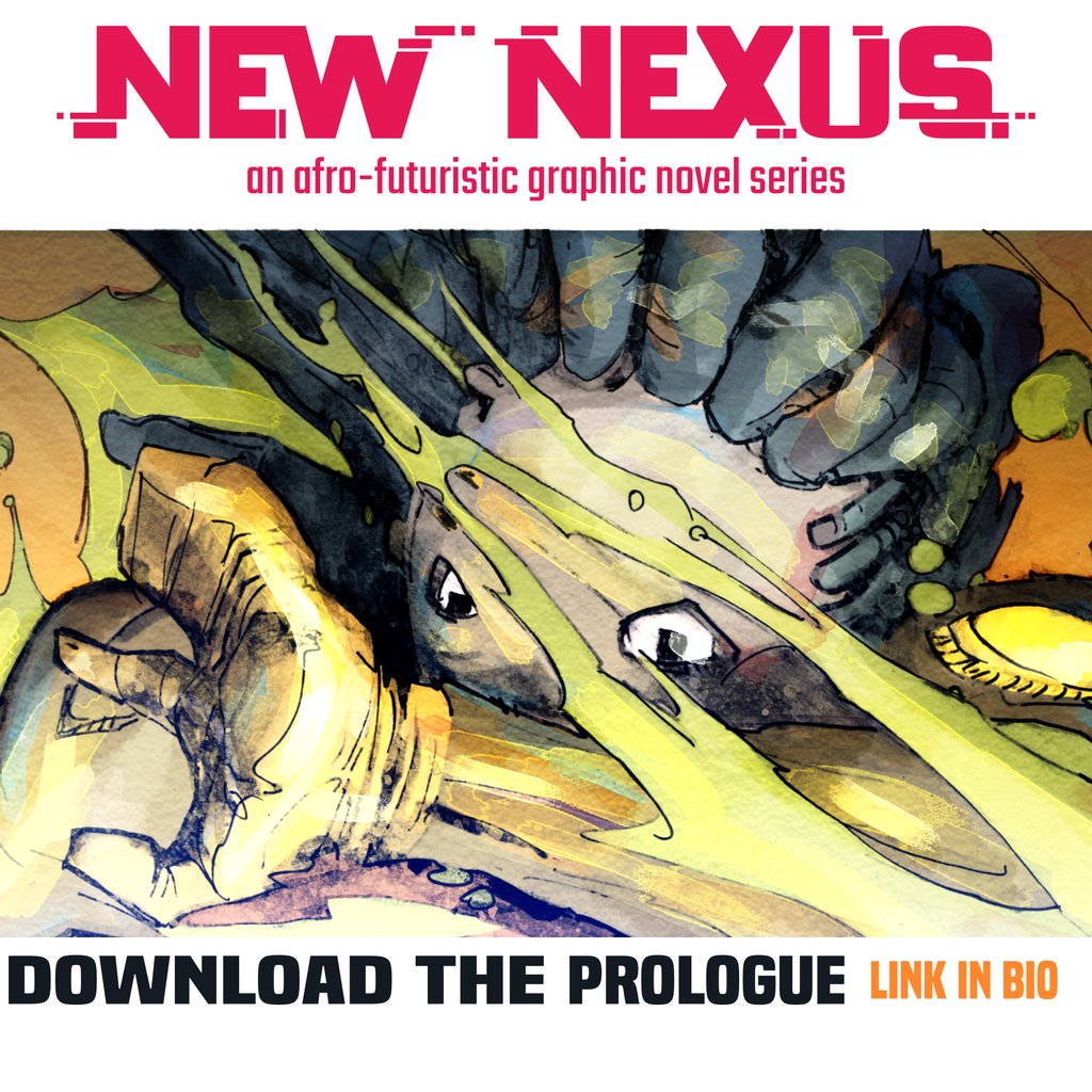 NewNexusComic's tweet photo. Its here!🤖 https://t.co/FI0CTyq3Br 
Get the free prologue of come in SYSL's Log: Audit 1, check out the art &amp; join SYSL on her fight to get home. 

#prologue #afrofuturism #BlackCreator #BlackComics #Afropunk #NewNexusComic #JoinTheFramework #comics #freepreview
#cyberfunk https://t.co/zXi3DFJ80v