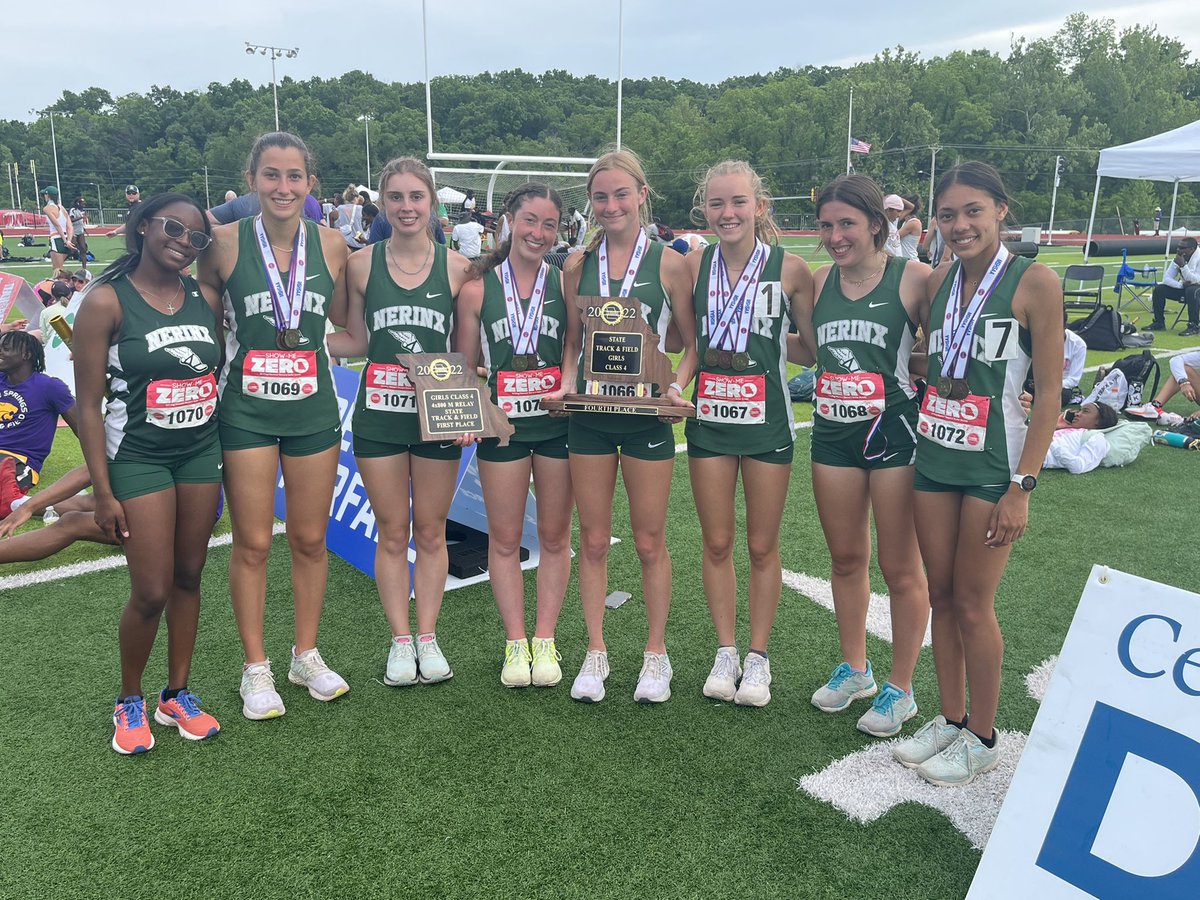 Tremendous state meet for <a href="/NerinxXC/">Nerinx Runners</a> to finish 4th as a team!  29 points scored today and 38 overall by @banana_ninja3 <a href="/mjacknewitz/">Marisa Jacknewitz</a> Luci Medina <a href="/mschillinger_/">maddie schilllinger</a> and <a href="/lucycbrady/">Lucy Brady</a> for the best team finish in 10 years