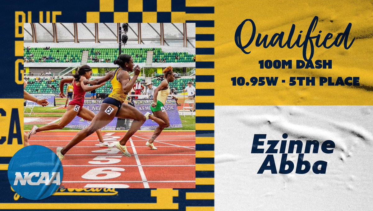 Another event for <a href="/ezzyneh/">𖤓</a> !!

She’ll be representing the Bears in two events at the NCAA Championships! #GoBears🐻