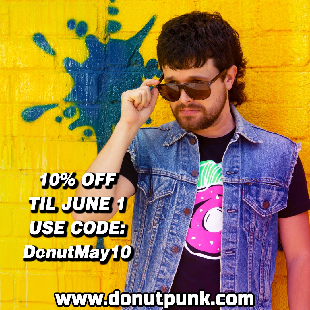 Stay rad, save money! #donutpunk #discountcode #shopsmallbusiness