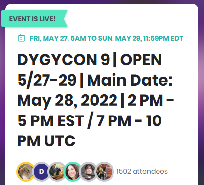 DYGYCON tweet media