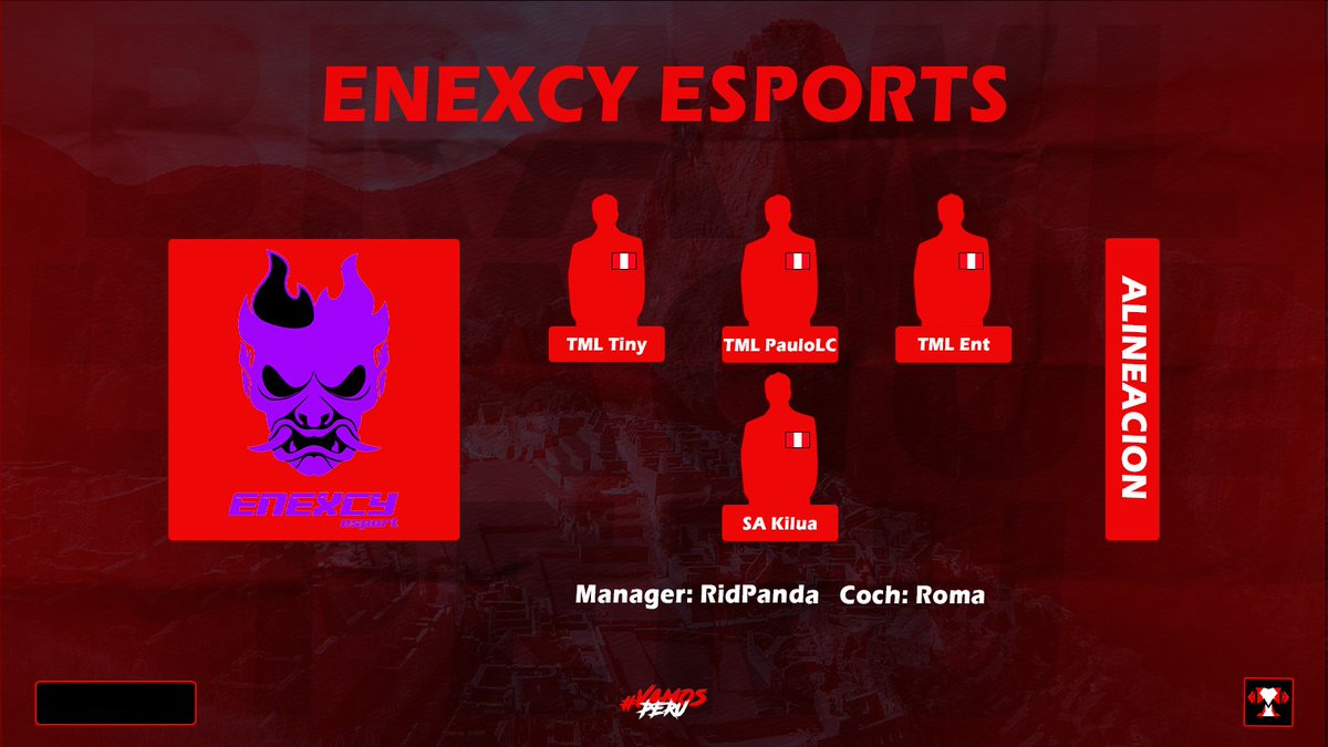 Presentación de alineación (9/10). ⚔️

Un nuevo equipo llega a la competencia y vienen para luchar con todo en frente de sus rivales. 🔥

Contra todo pronóstico, buscarán el título de campeones. 🥳

¡Ellos son Enexcy Esports!

¡Bienvenidos a BLP! 🏆🇵🇪

#VamosPeru • #BLPT4