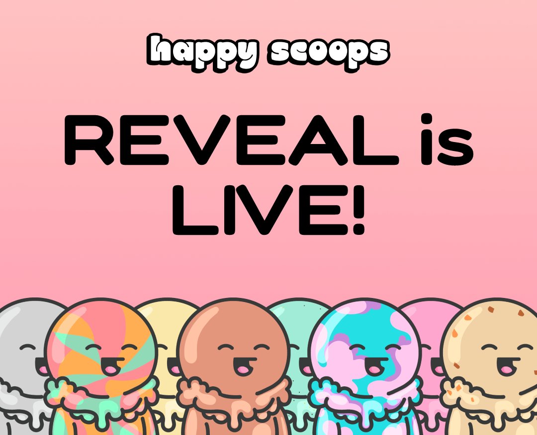 HAPPY SCOOPS🍦🌈 SOLD OUT! tweet media