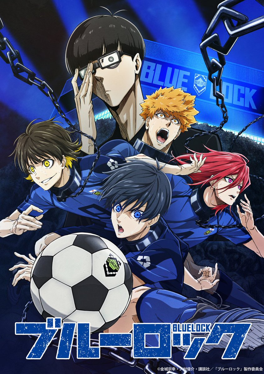 Blue_Lock_br's tweet photo. A crunchyroll acaba de confirmar oficialmente a transmissão de Blue Lock no catálogo de sua plataforma em Outubro de 2022 https://t.co/kciVEBh9N3
