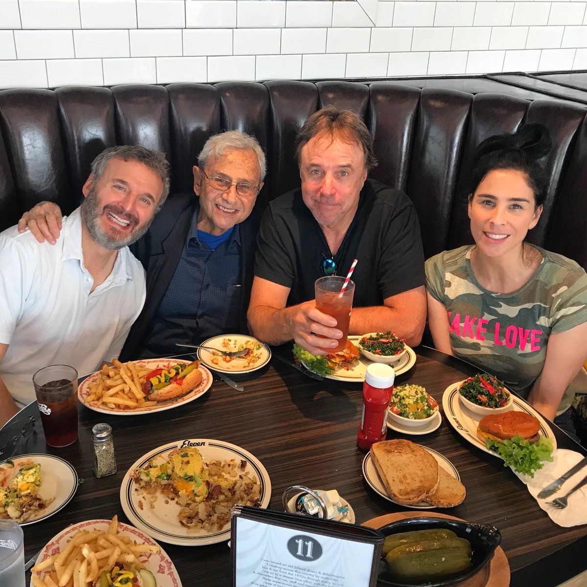 SarahKSilverman's tweet photo. Oh, Georgie, no! George Shapiro was pure joy, embodied a childlike curiosity, and loved his friends with everything he had. He connected people he felt should know each other and all those people had at least one thing in common- loving George. He loved life like no one else. RIP https://t.co/AoLfWCdgr6