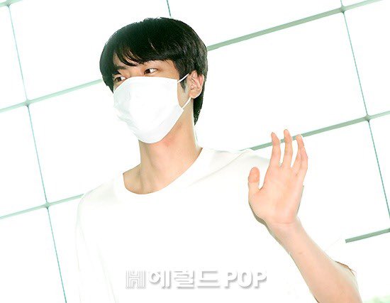 220529 BTS Jin at Incheon International Airport Departing for the