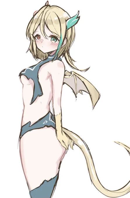 オッドアイな竜娘ちゃん らふ 