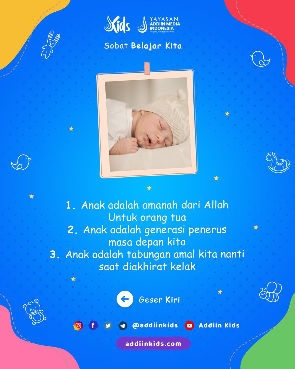 AddiinKids's tweet photo. Kedudukan Anak Dalam Pandangan Islam
.
#addin #addiin #kids #addiinkids #kidsaddiin #adin #sobatbelajar #sobatbelajarkita #belajarbersama #indahnyabelajar #kedudukananakdalampandanganislam #kedudukananak #anak #pandanganislam #islam https://t.co/ruf0EkY78u