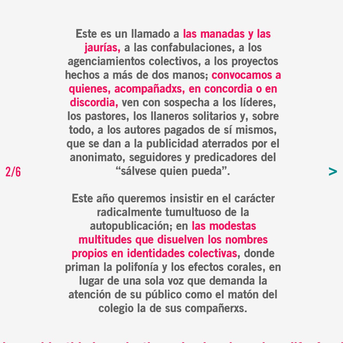 Muestra del Libro Autogestionado tweet media