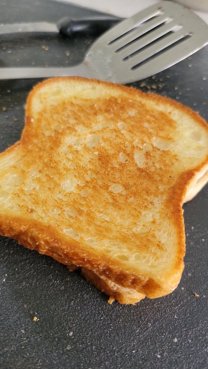Ever make a grilled cheese so perfect you don't want to cut it?
