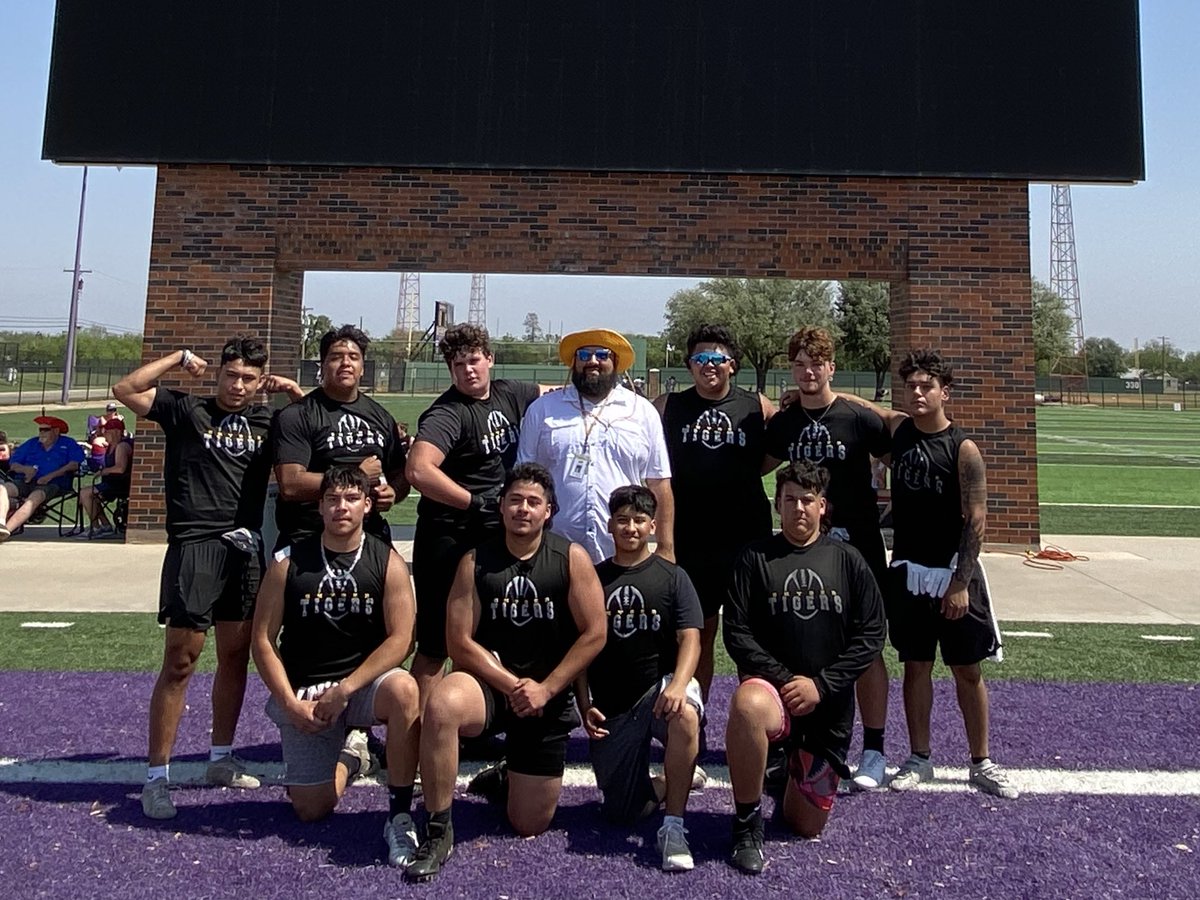 coach_garcia86's tweet photo. Thank you @HSUCowboys for another great LineMAN Challenge! You truly are a class-act. Thank you also to @BurlesonHSU for being a great mentor and role model to me. Crazy to see my son compete todayโฆI am getting old!
#StateQualified! https://t.co/rUORliARlo