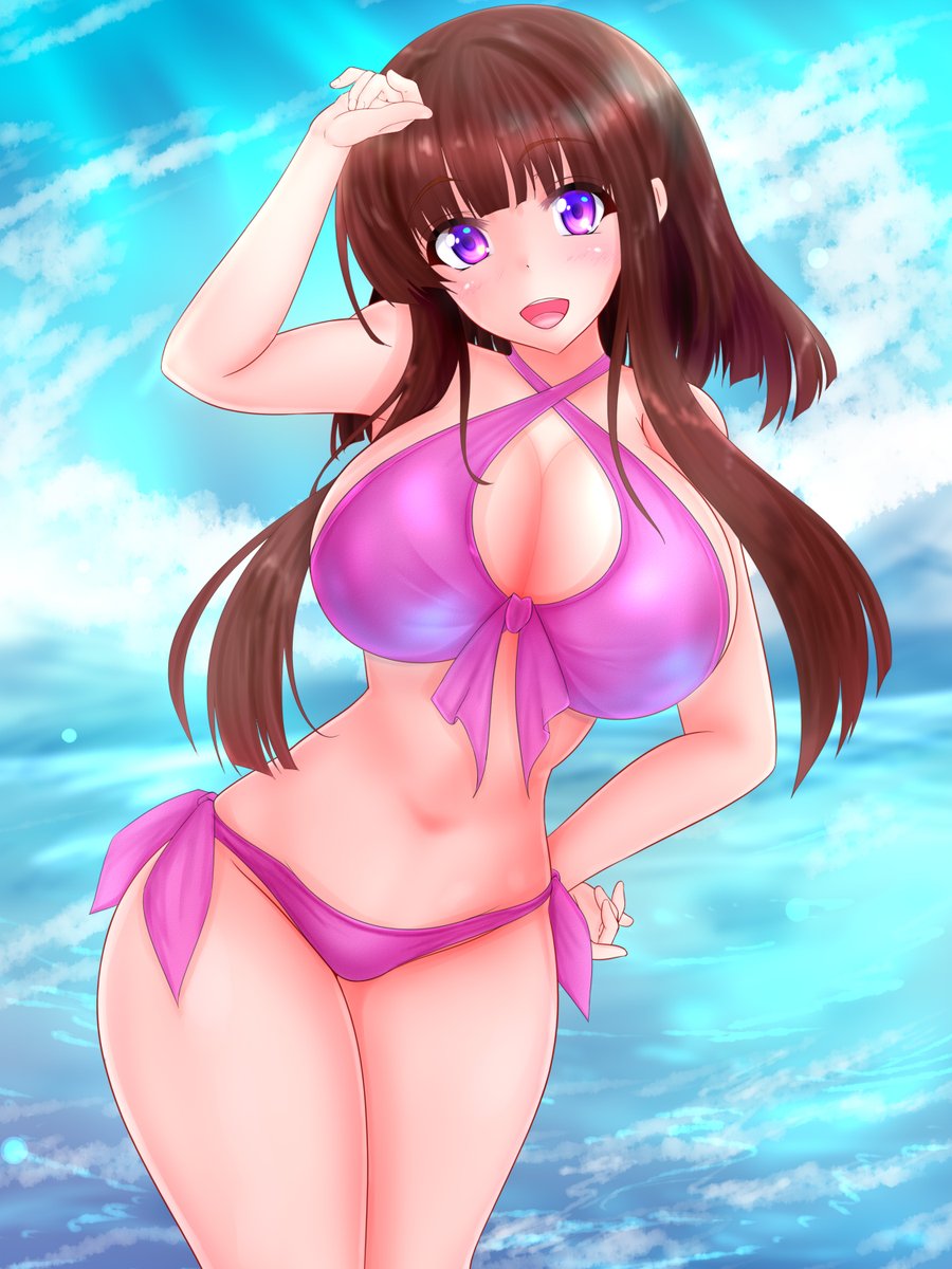 水着里乃ちゃん
#東方Project 