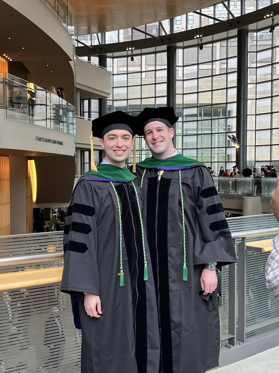 So grateful for all these amazing years @UW_MSTP, and so happy to graduate with my wonderful husband @ted_gobillot! Next stop @Penn! #LGBTQinMedicine #MedTwitter #DoubleDocs