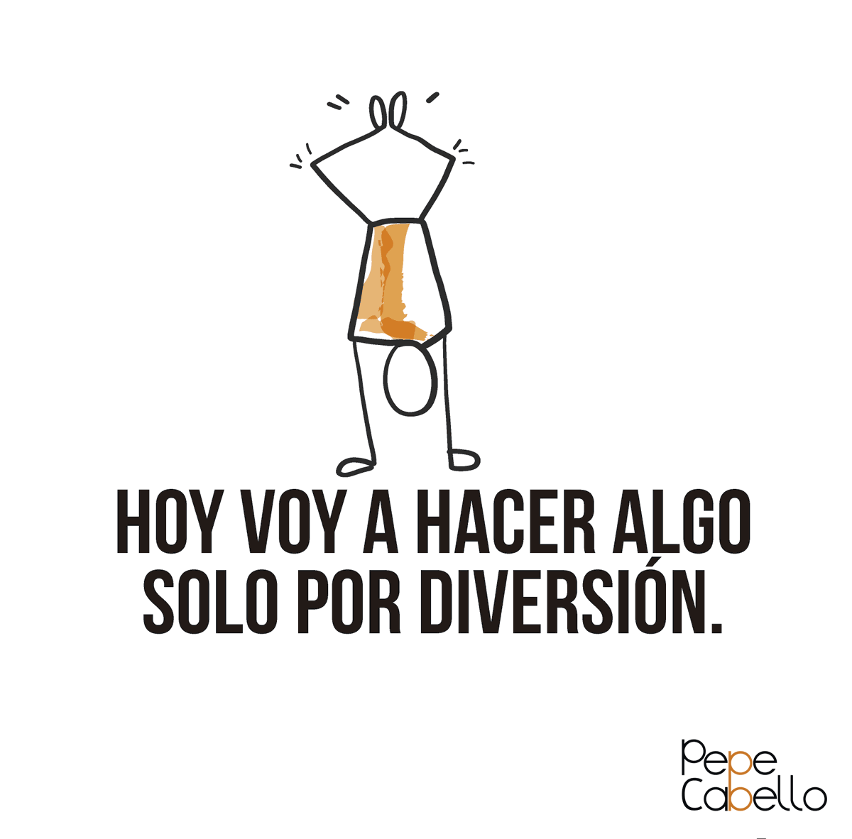 🗣️Voy a encontrar algo para hacer que sea sólo para mí y no me preocuparé por lo que debería estar haciendo. 
👉Voy a aprender a hacerme sentir bien y disfrutar de la vida al máximo .🧡Un compromiso con nuestra vida.💎 #Palante  #NegociosQueDanVida #BienestarYNegocios <a href="/pc_cabello/">Pepe Cabello</a>