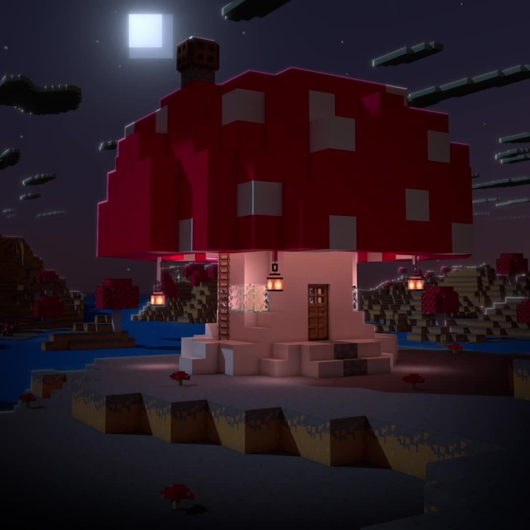 Going to be the start of my custom built fantasy mushroom valley
#Minecraft #Minecraftbuilds
