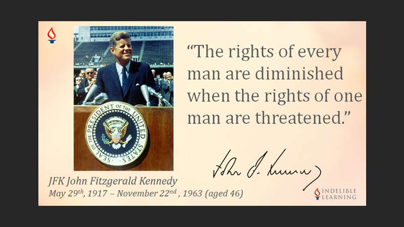 Indl_Learning's tweet photo. “The rights of every man are diminished when the rights of one man are threatened.”

May 29th 105 years old. 
#JFK #JohnFKennedy #President #OTD #MemorialDay #inspiration #leadership #indeliblelearning #indllearning
@MrTeachEmpathy @socialstudiestx #HappyBirthday https://t.co/PrZZ20sn6Y