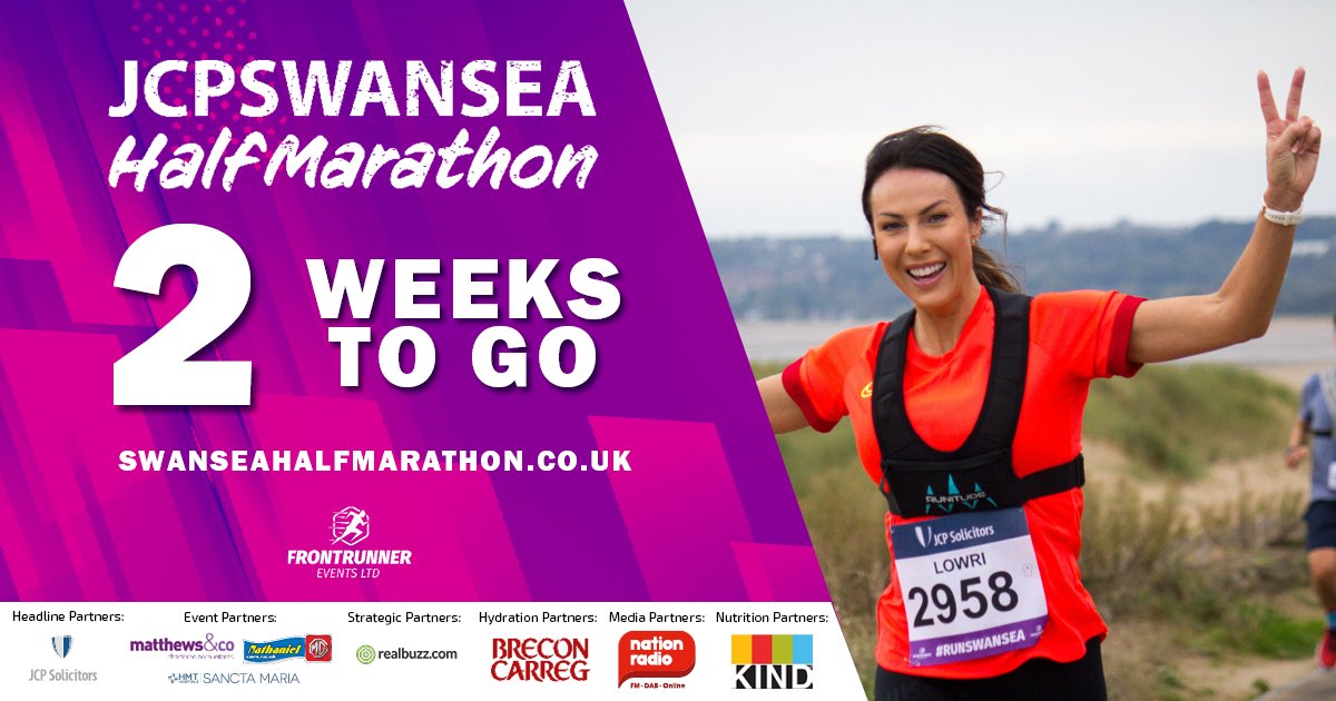 ✨ONLY 2 🅆🄴🄴🄺🅂 🅃🄾 🄶🄾 until you #𝐫𝐮𝐧𝐬𝐰𝐚𝐧𝐬𝐞𝐚 and we can almost see the finish line...you've got this!💪

#runswansea #runninginspiration #runningmotivation #raceday #runningcommunity