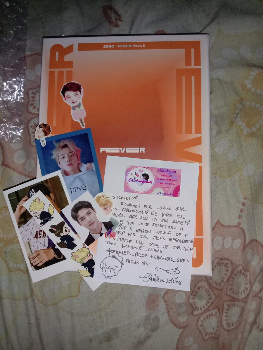 joonikyu's tweet photo. Hi ate @chickmerchies ulit! Maraming maraming salamat ulit kasi dumating na si ateez album kahit exo talaga ang para sa akin its my fault naman pero ikeep ko parin sya kasi nanggaling sya sayo my beloved ate chicks follow nyo sya #chicklets_proof #chicklet_gives #chicklet_claims https://t.co/cPjv2A7790