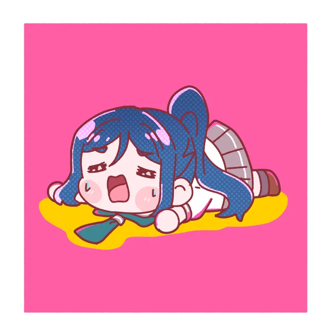 今日めちゃ暑いな…溶けるぞ果南ちゃんも。 