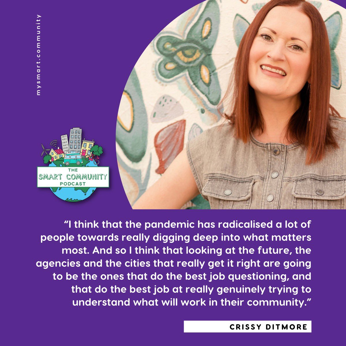 SmartCommHQ's tweet photo. .@FabCityCrissy is on the podcast to wrap up #MobilityMay! We chat about her work at @optibus, changing travel behaviours and the gender gap when it comes to transport. Catch it on all good podcast apps and https://t.co/DozA0RUalK from tomorrow 5am AEST 💚 https://t.co/6l2EkXoLc4